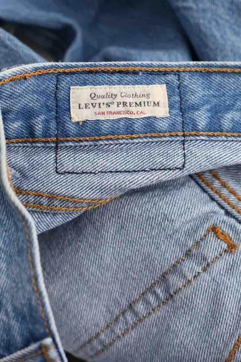 Jean large Levi's Bleu en Coton