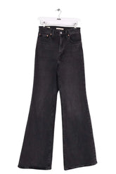 Jean large Levi's ribcage bell  Gris en Coton, taille XS - Seconde Main