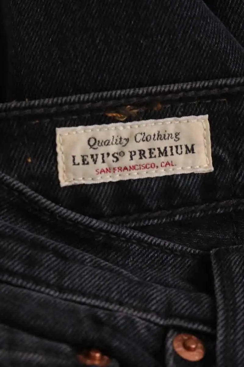 Jean large Levi's ribcage bell  Gris en Coton