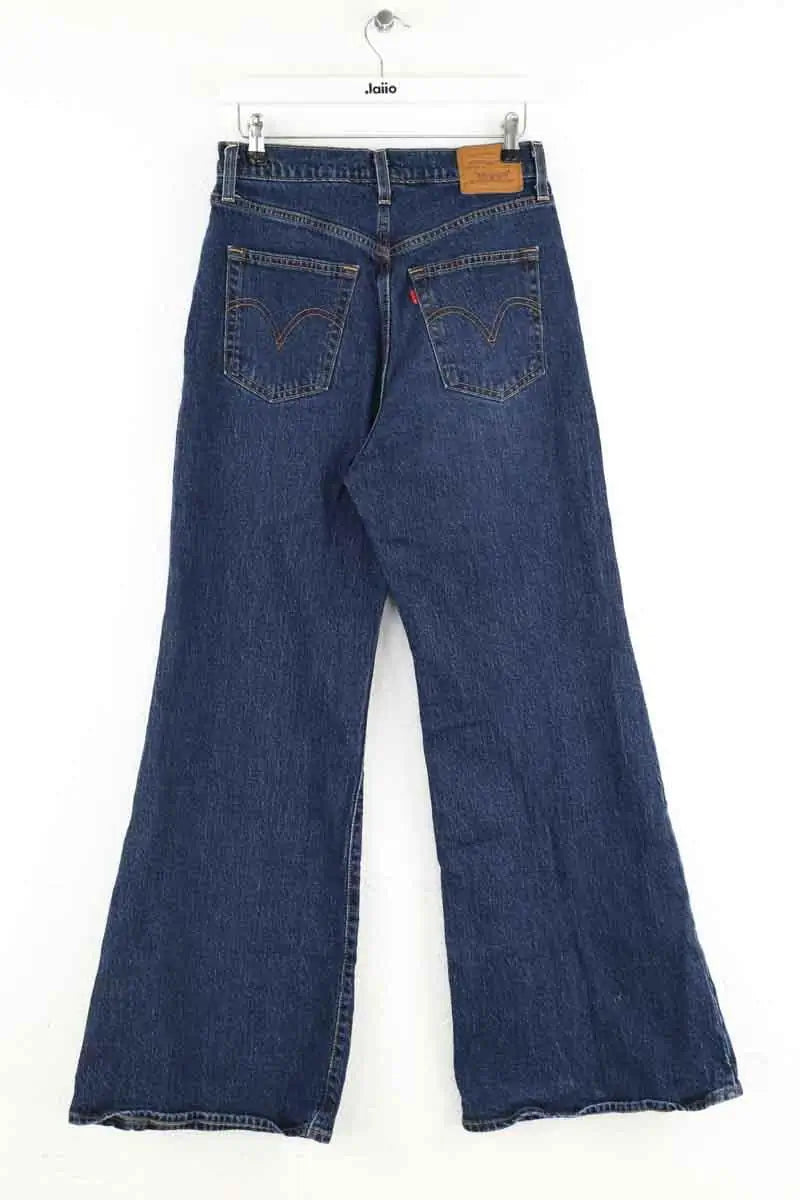 Jean large Levi's Ribcage bell Bleu en Coton