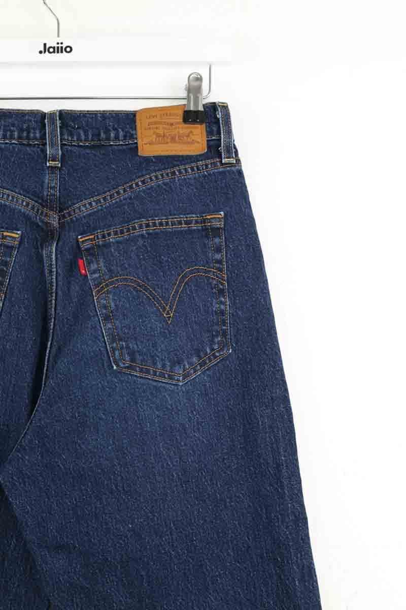 Jean large Levi's Ribcage bell Bleu en Coton