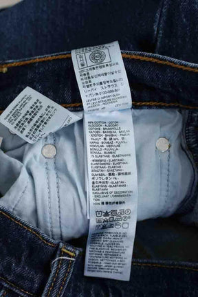 Jean large Levi's Ribcage bell Bleu en Coton
