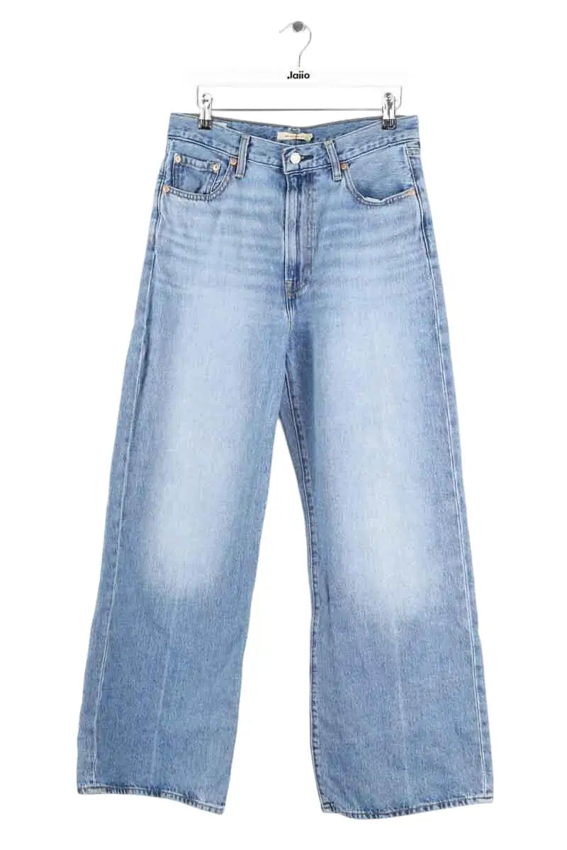 Jean large Levi's Ribcage wide leg Bleu en Coton, taille L - Seconde Main