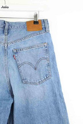 Jean large Levi's Ribcage wide leg Bleu en Coton
