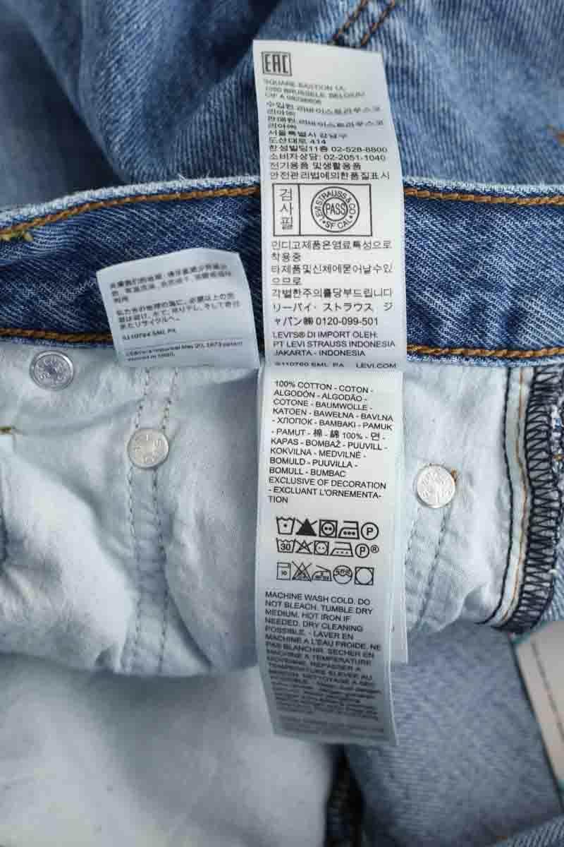 Jean large Levi's Ribcage wide leg Bleu en Coton