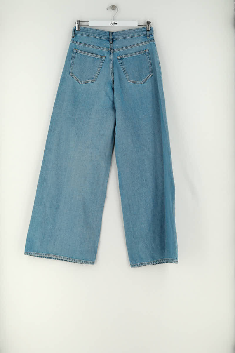 Jean large Maison Martin Margiela Bleu en Coton