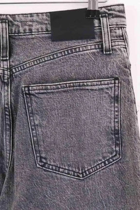 Jean large Maje Gris en Coton