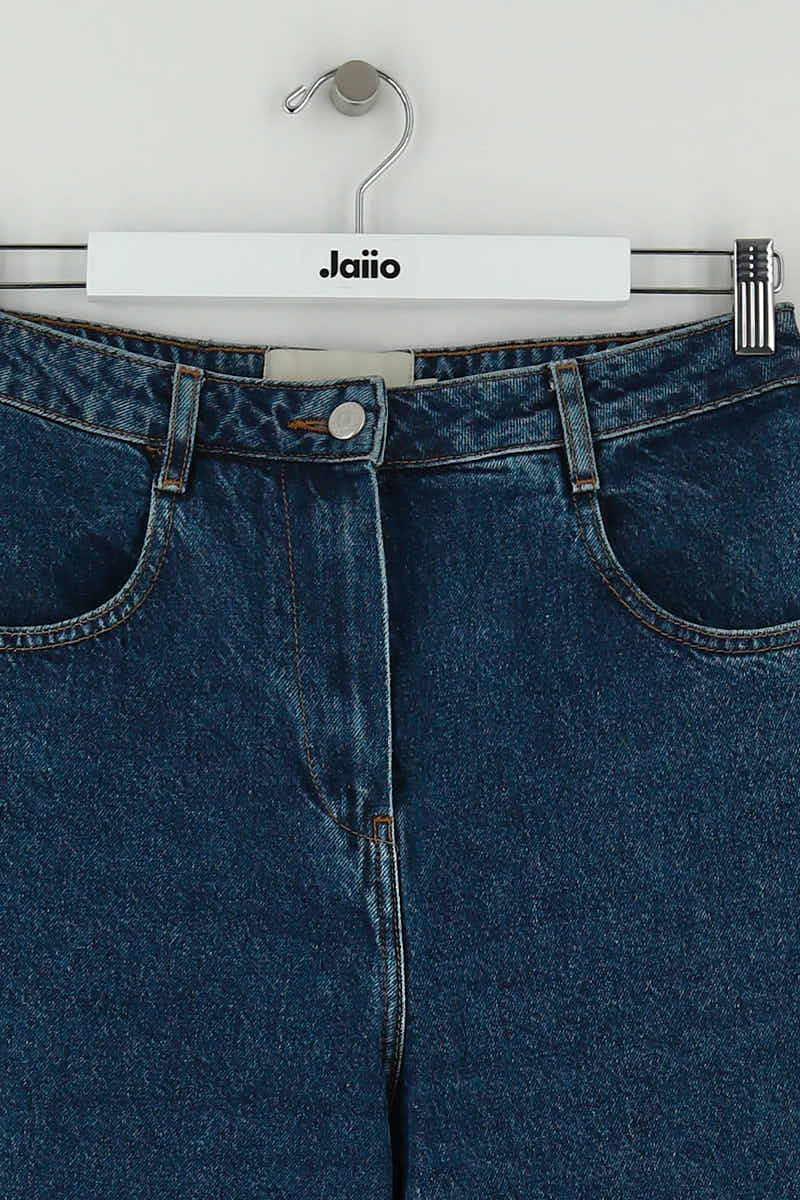 Jean large Make My Lemonade Bleu en Coton