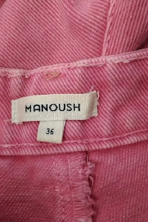 Jean large Manoush Rose en Coton