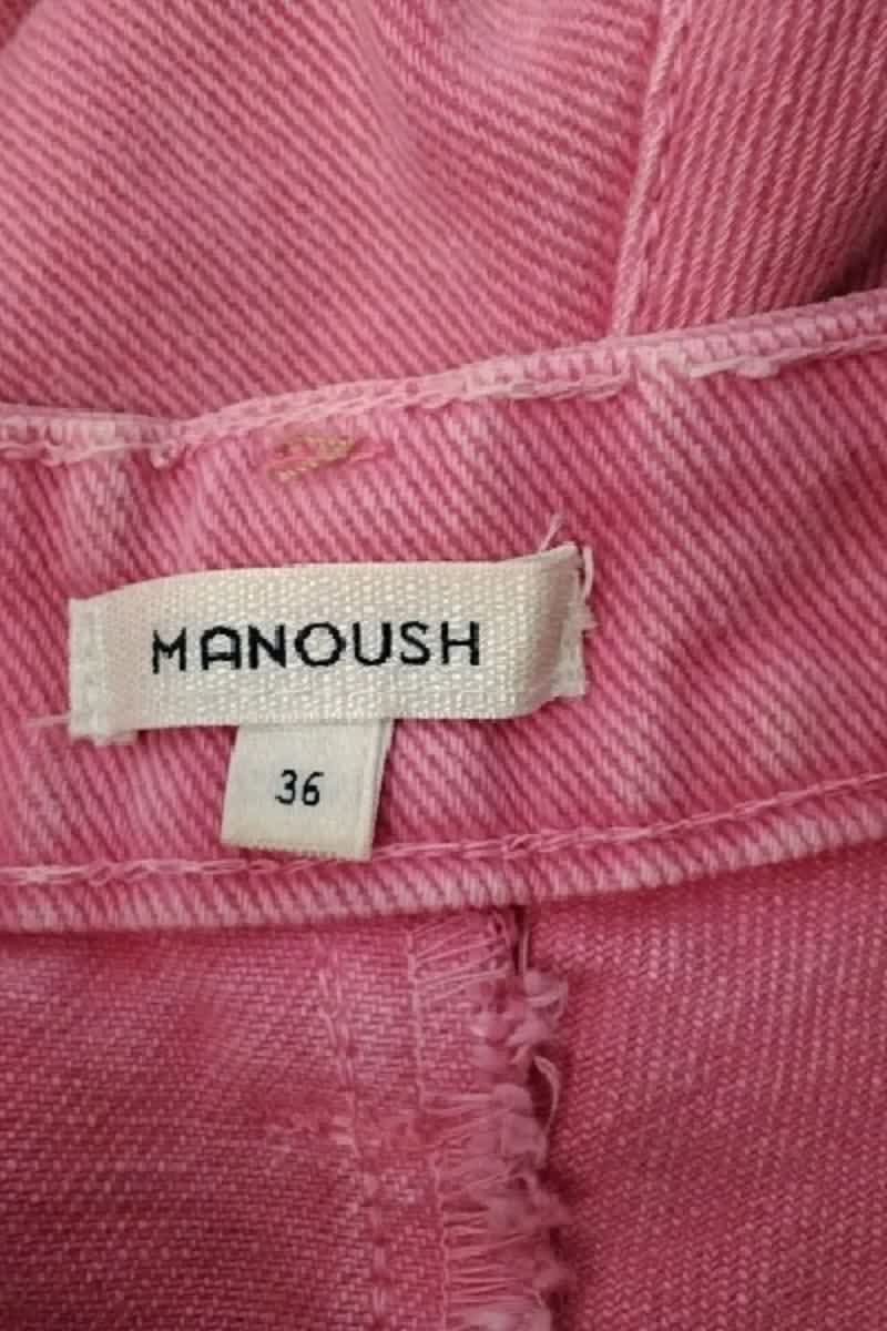 Jean large Manoush Rose en Coton