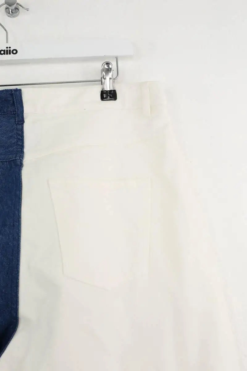 Jean large Marques'Almeida Blanc en Coton