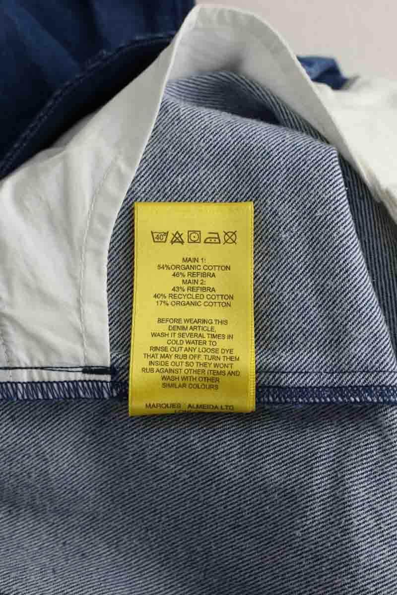 Jean large Marques'Almeida Blanc en Coton