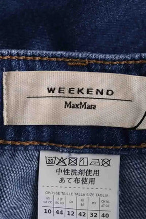 Jean large Max Mara Bleu en Coton