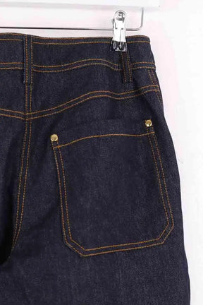 Jean large Natan Marine en Coton