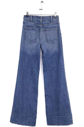 Jean large Nili Lotan Bleu en Coton