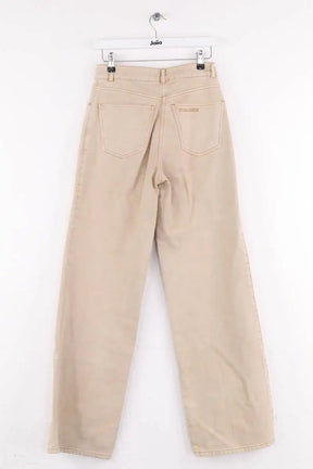 Jean large Nina Ricci Beige en Coton
