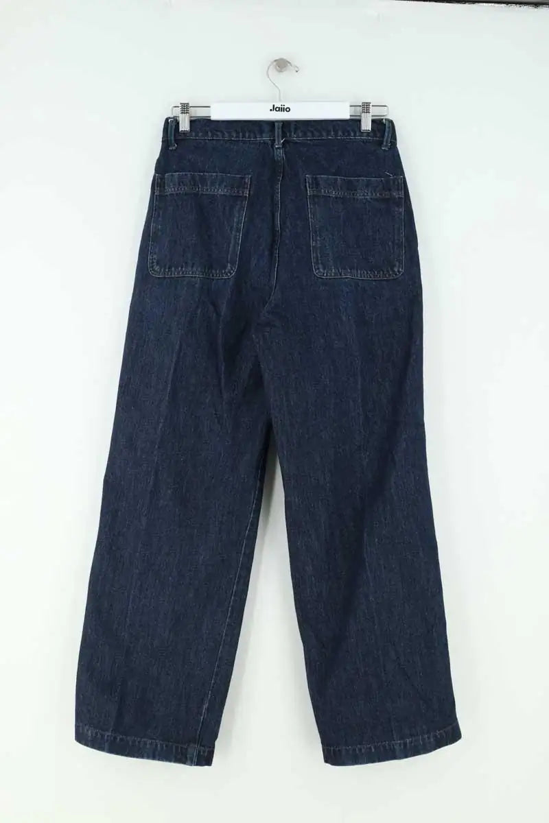 Jean large Officine Générale Bleu en Coton