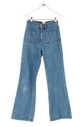 Jean large Petite Mendigote Bleu en Coton, taille S - Seconde Main