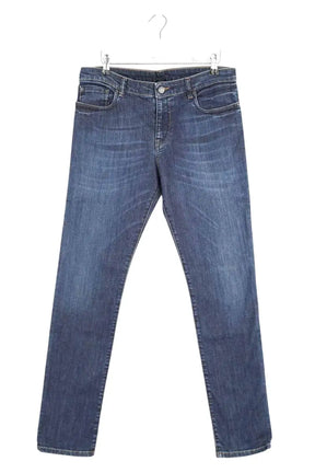 Jean large Prada Bleu en Coton, taille M - Seconde Main