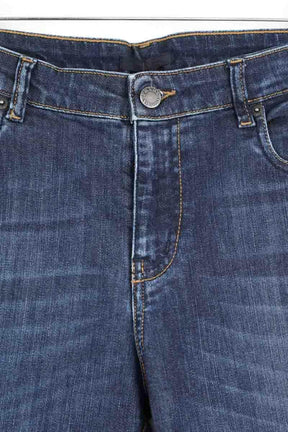 Jean large Prada Bleu en Coton
