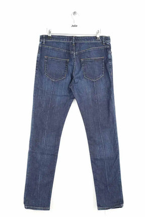Jean large Prada Bleu en Coton