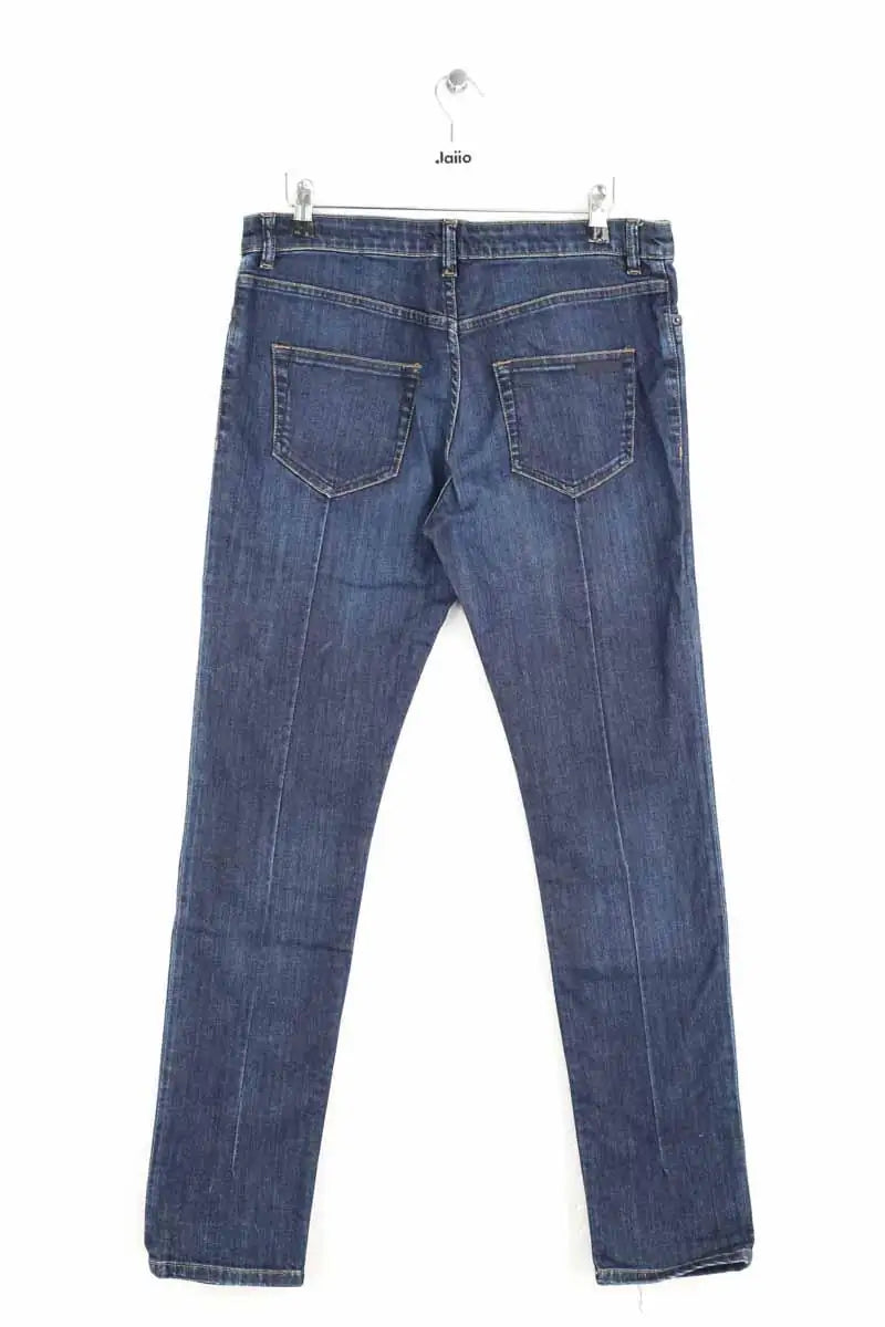 Jean large Prada Bleu en Coton