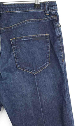 Jean large Prada Bleu en Coton