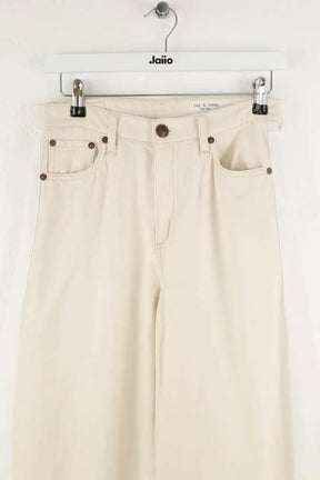 Jean large Rag & Bone Blanc en Coton