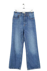 Jean large Rouje Bleu en Coton, taille S - Seconde Main