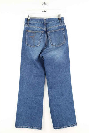 Jean large Rouje Bleu en Coton
