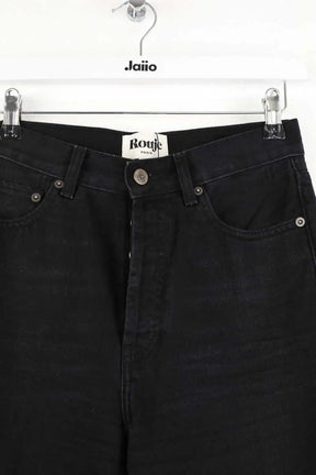 Jean large Rouje Noir en Coton