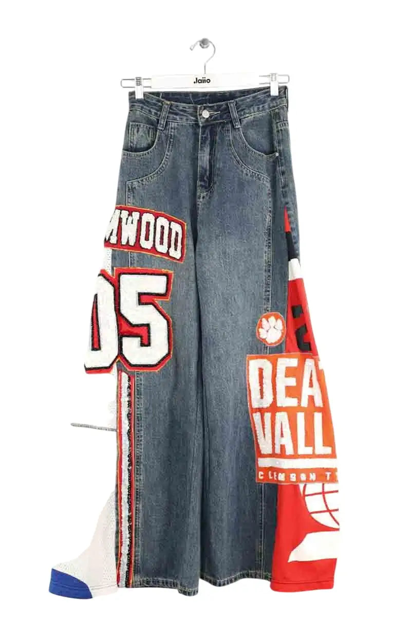 Jean large Ruta Bleu en Coton, taille S - Seconde Main