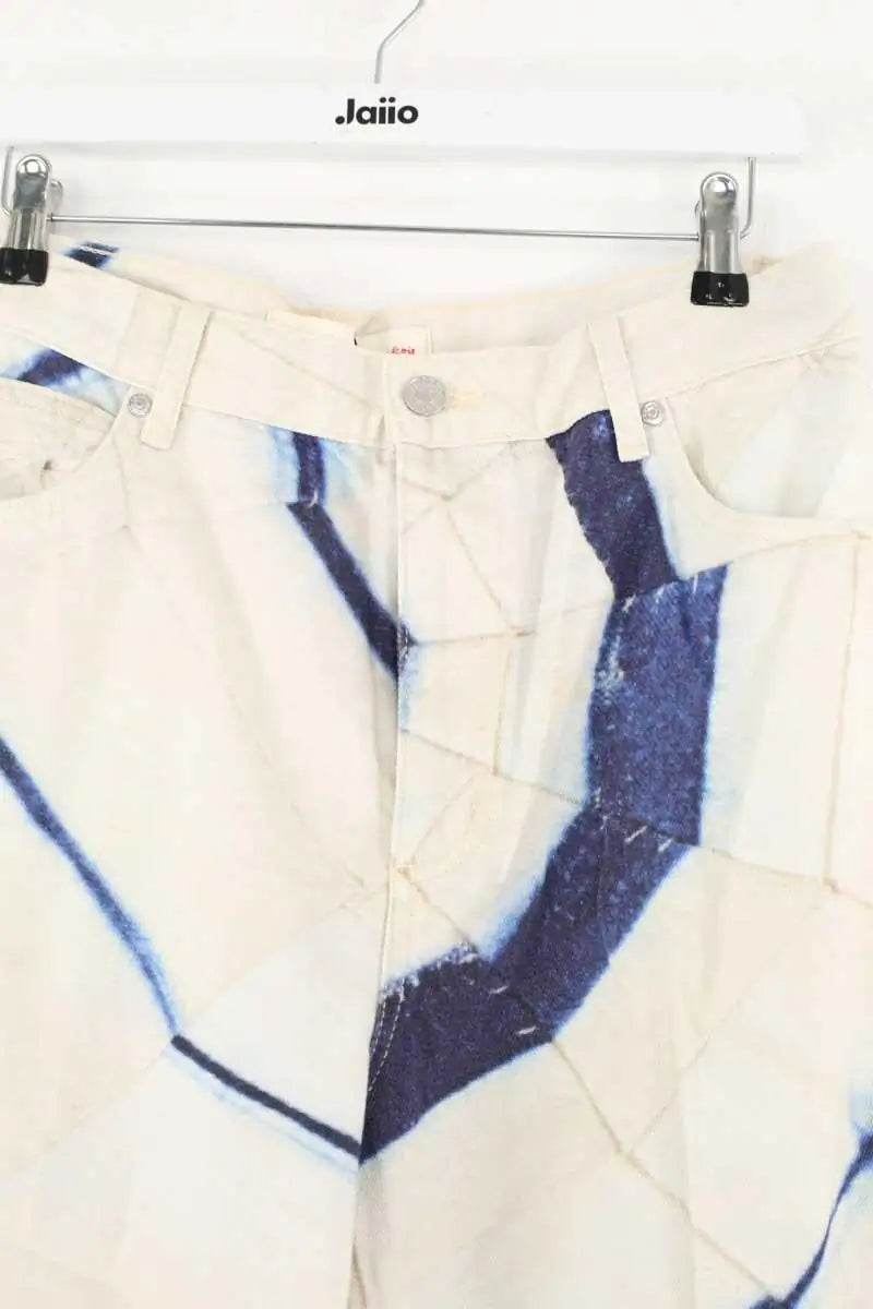 Jean large Sandro Beige en Coton