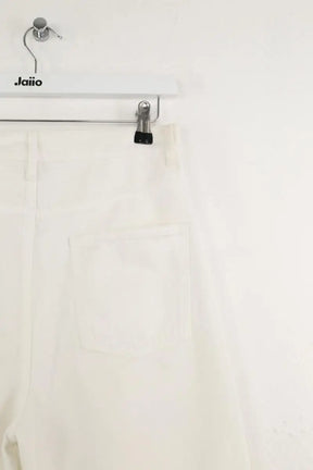 Jean large Sandro Blanc en Coton