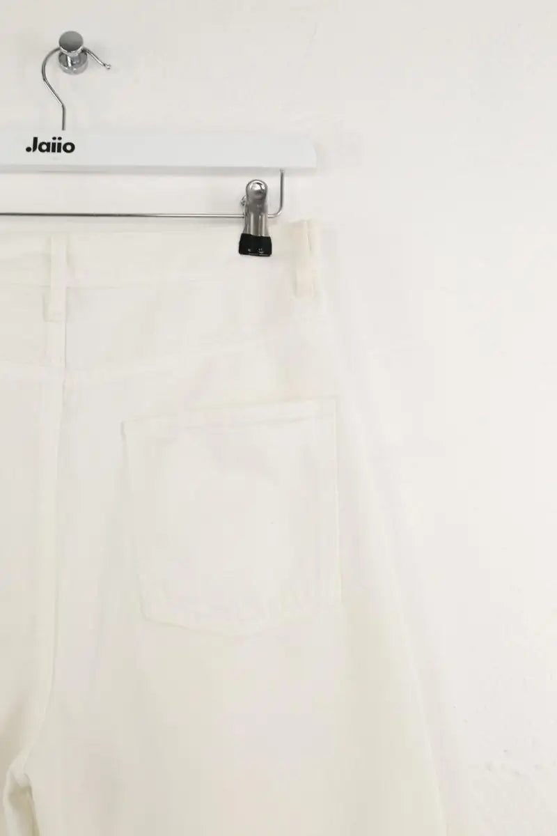 Jean large Sandro Blanc en Coton