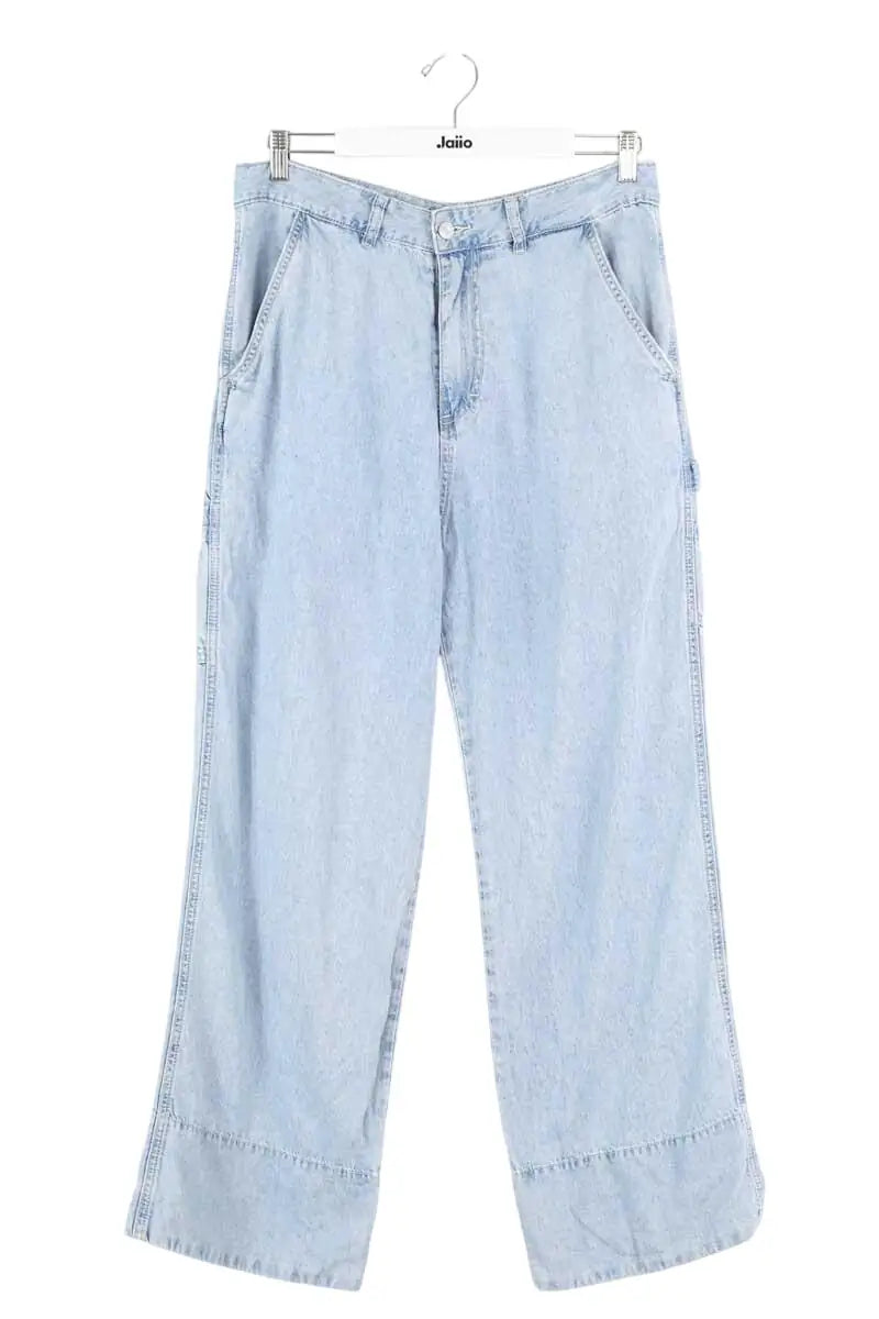 Jean large Sandro Bleu en Coton, taille L - Seconde Main