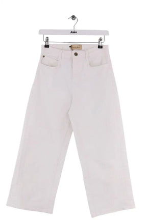 Jean large Sessun Bay pant Blanc en Coton, taille XS - Seconde Main