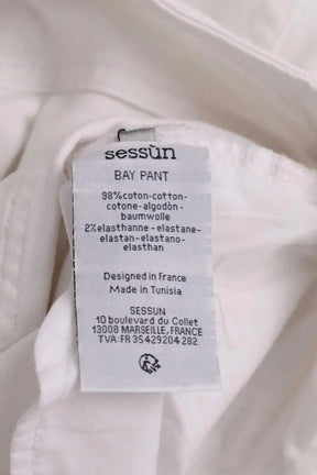 Jean large Sessun Bay pant Blanc en Coton
