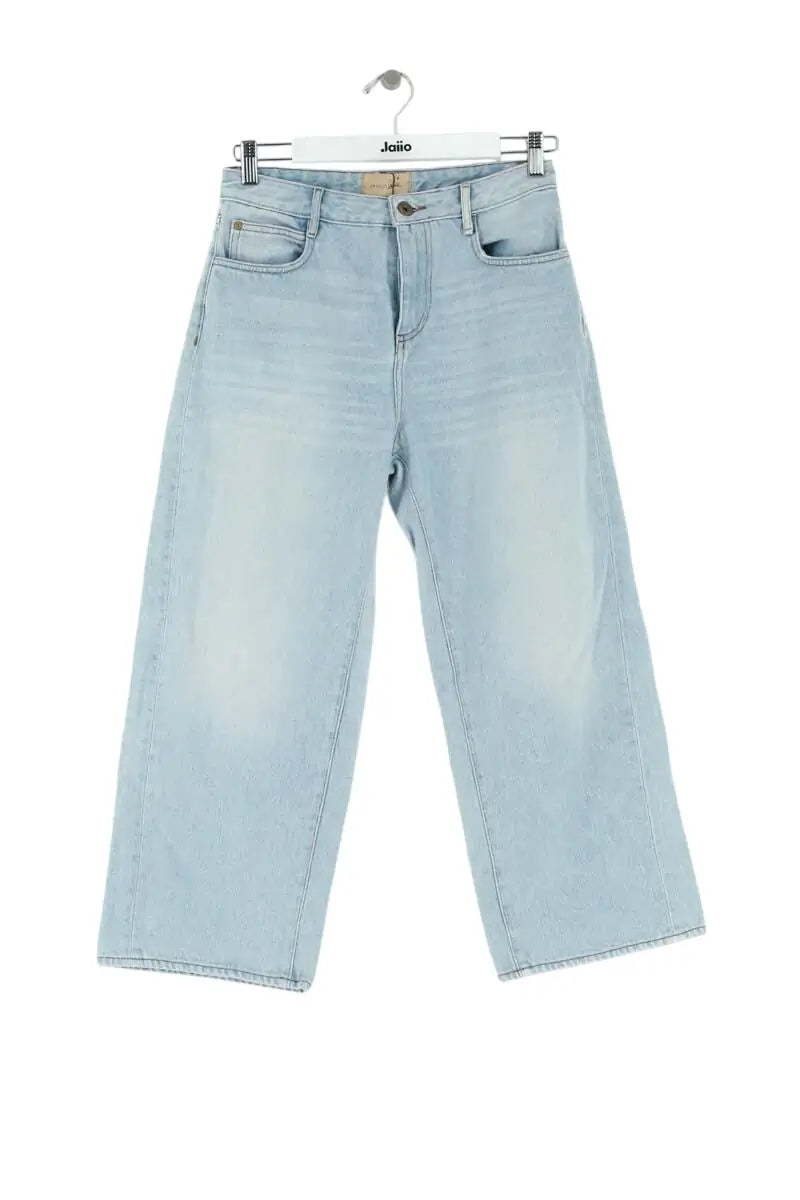 Jean large Sessun Bay pant Bleu en Coton, taille M - Seconde Main