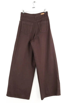 Jean large Sessun Dalt Marron en Coton