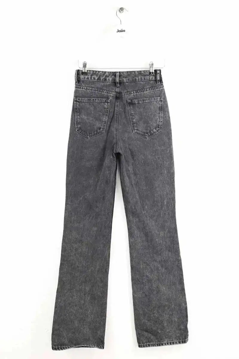 Jean large Sézane Anthracite en Coton