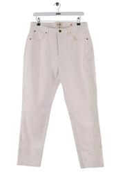 Jean large Sézane Blanc en Coton, taille XL - Seconde Main