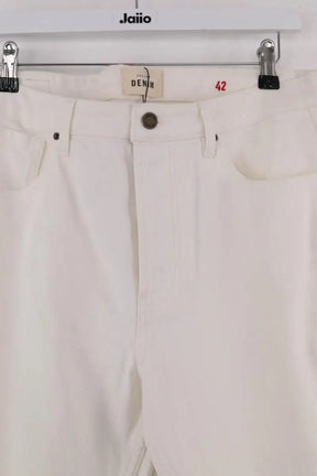Jean large Sézane Blanc en Coton