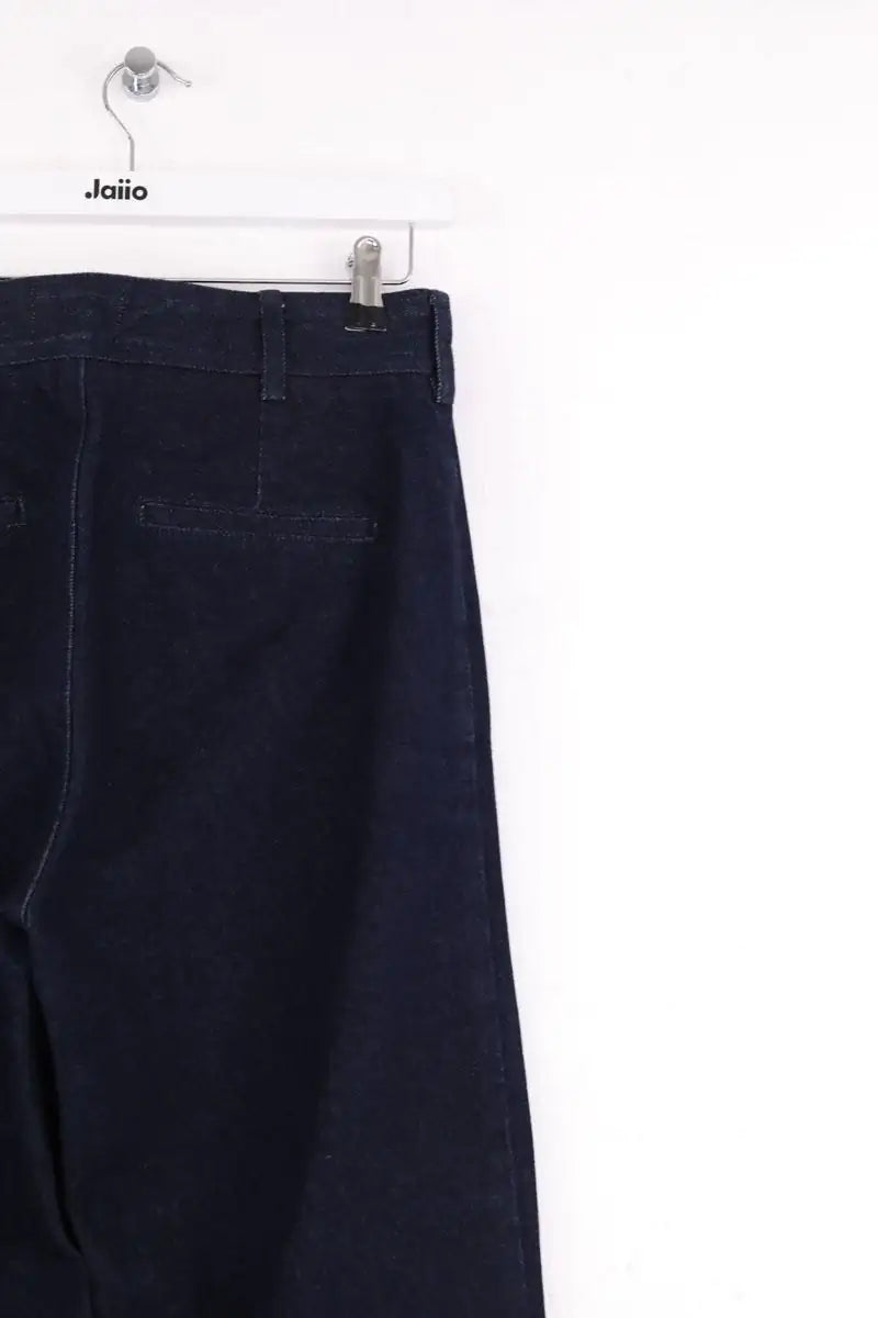 Jean large Sézane Bleu en Coton