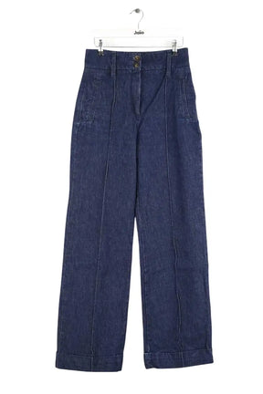 Jean large Sézane Bleu en Coton, taille M - Seconde Main