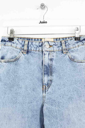 Jean large Sézane Bleu en Coton