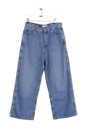 Jean large Sézane Bleu en Coton, taille XL - Seconde Main