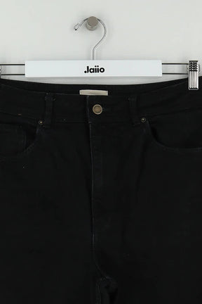 Jean large Sézane Noir en Coton