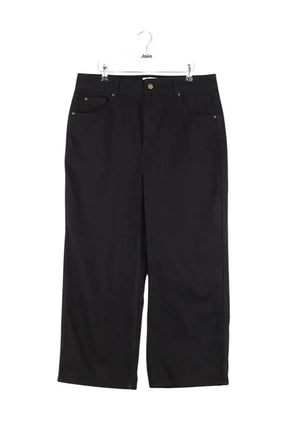 Jean large Sézane Noir en Coton, taille XXL - Seconde Main