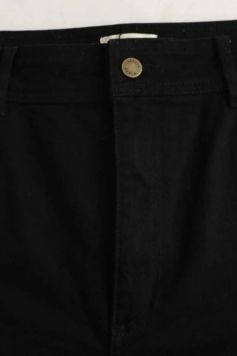 Jean large Sézane Noir en Coton